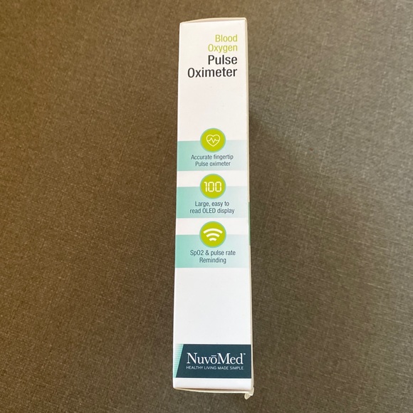NuvoMed Wearables New Nuvomed Blood Oxygen Easy To Read Pulse